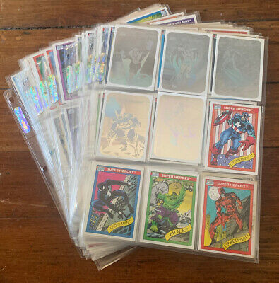 1990 Marvel Universe Trading Card Set total cards 162