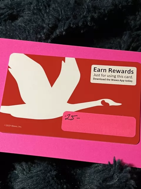 #175…$25.00 WAWA Gift Card…..nice Rewards..NEW, and could be a very NICE gift.