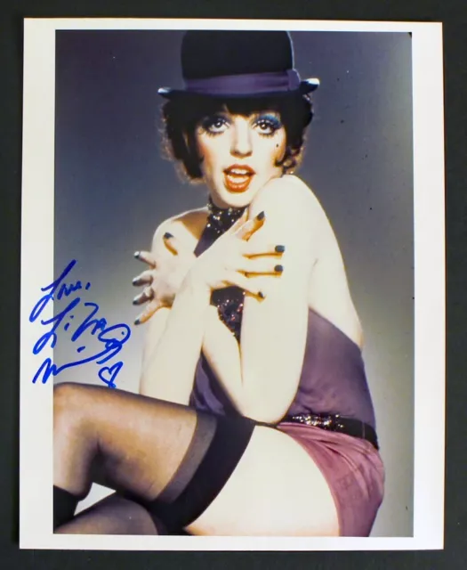 LIZA MINELLI SIGNED 8x10 Photo (Sally Bowles, Cabaret, Oscar, Joel Grey)!