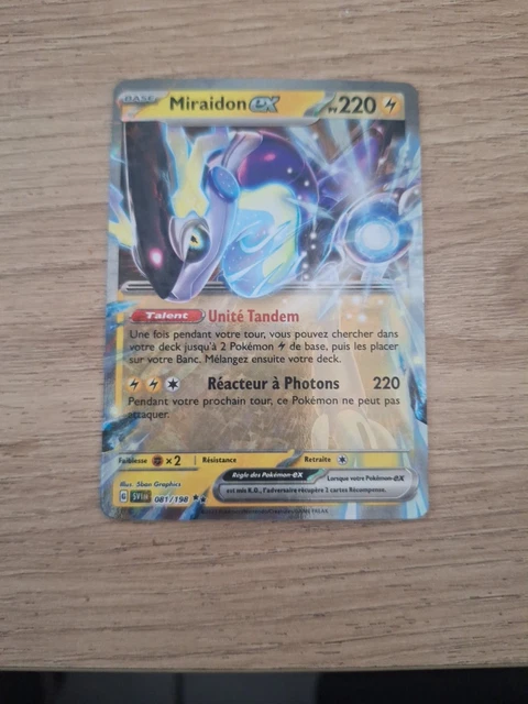 CARTE POKÉMON MIRAIDON Ex 081/198 EV1 Ecarlate et Violet EUR 1,00