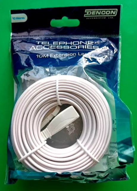 Dencon 10 metre Telephone Extension Lead.