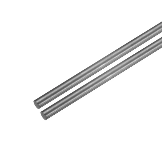 Graphite Rod Graphite Stirring Rod Stick Rod 300x6mm Black, Pack of 2