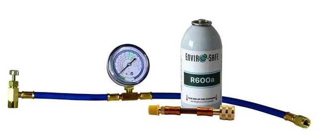 R600a Refrigerant Gauge Kit & ProSeal Mini Direct Inject Kit