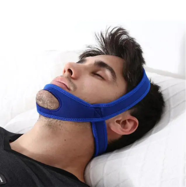 Correa para mentón antirronquidos cinturón para dormir apnea sin ronquidos solución para dormir 2