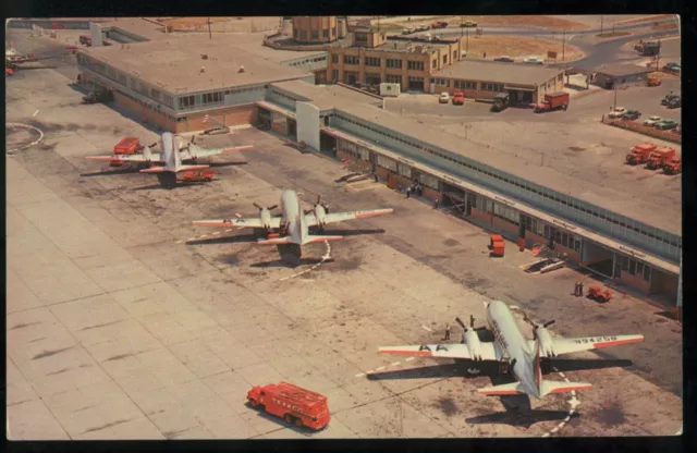 NY New York Buffalo Municipal Airport American Airlines AA  Postcard