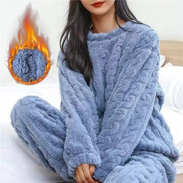 Women's heavy fleece pajamas online