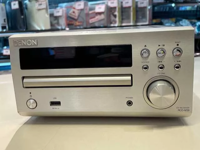 Denon RCD-M39 Reproductor de CD Amplificador Receptor Estéreo JUNK