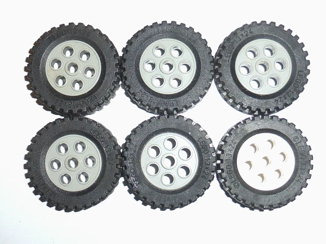 Lot Roues LEGO TECHNIC 13x24 Wheels 2695C01