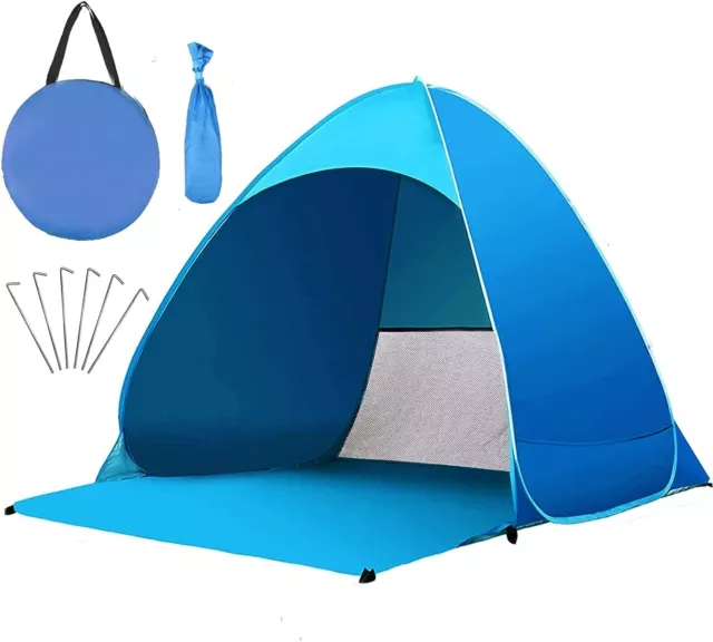 Tenda Da Campeggio Spiaggia Con Protezione Solare Leggera Facile Da Trasportare