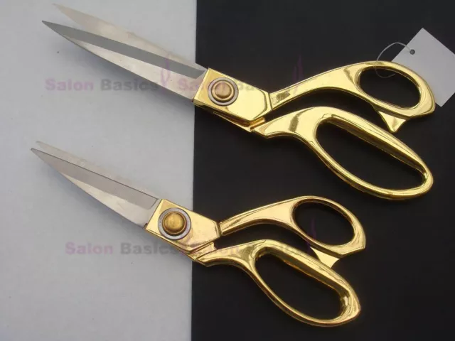 8.5"&10.5" Dressmaking Tailor Shears Sewing Scissors Set Hobby Upholstery Fabric