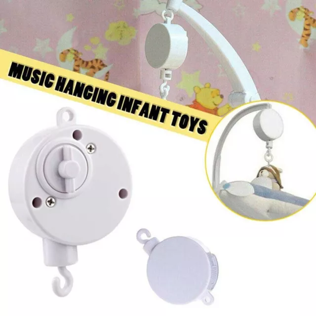 Boîte à musique mécanique Windup pour bébé lit bébé mobile berceau à fai