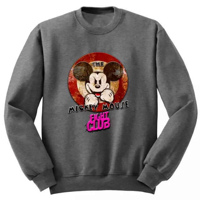 Evil Mickey Souris Fight Club Pull (S - 2XL) Tyler Durden Disney Drôle