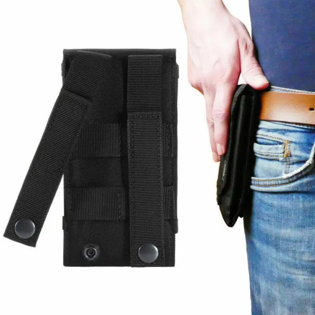 Universal Outdoor Tactical Mobile Phone Pouch Holster Case Bag Hook Holder Belt 2