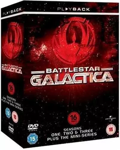 Battlestar Galactica : Complete Seasons 1-3 (16 Disc Box Set) [DVD] - DVD  WQVG