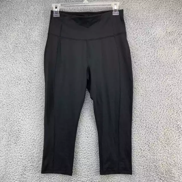 AVIA LEGGINGS WOMENS Size Small 4-6 Black Ankle Gym Athleisure