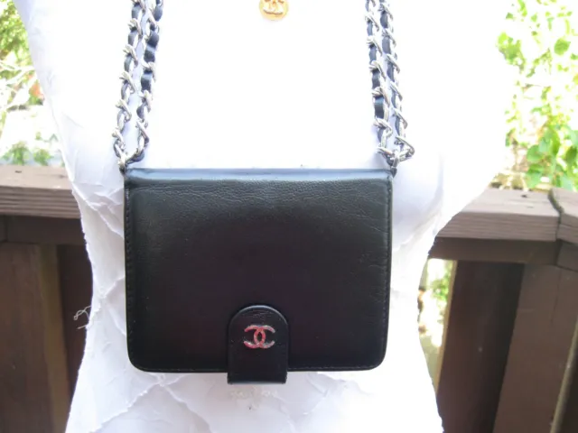 Chanel O Key Pouch Timeless Caviar Leather Small Purse