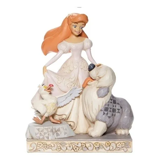 Jim Shore Disney Traditions - White Woodland The Little Mermaid - Ariel