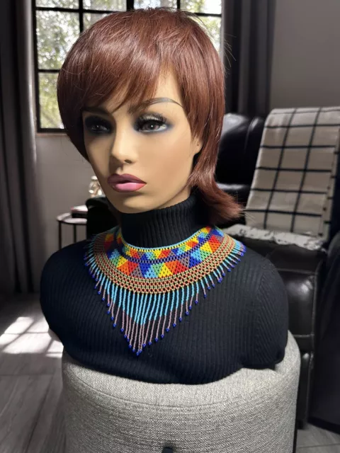 huichol art,3 pcs mexican  Elegant Fine necklace beads Set  Handmade
