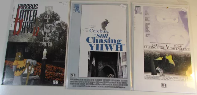 Cerebus Lot of 3 #277,283,286 Aardvark-Vanaheim (2002) NM- 1st Print Comic Books