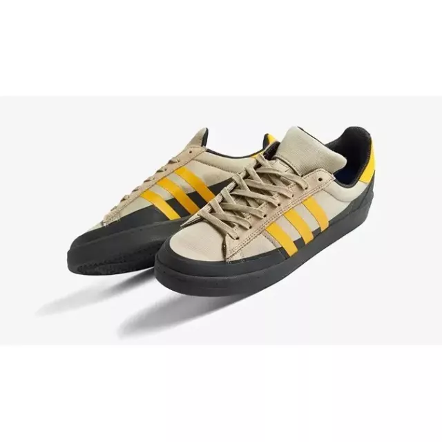 ADIDAS ORIGINALS CAMPUS ADV Pop Trading Company Grey Yellow UK 7