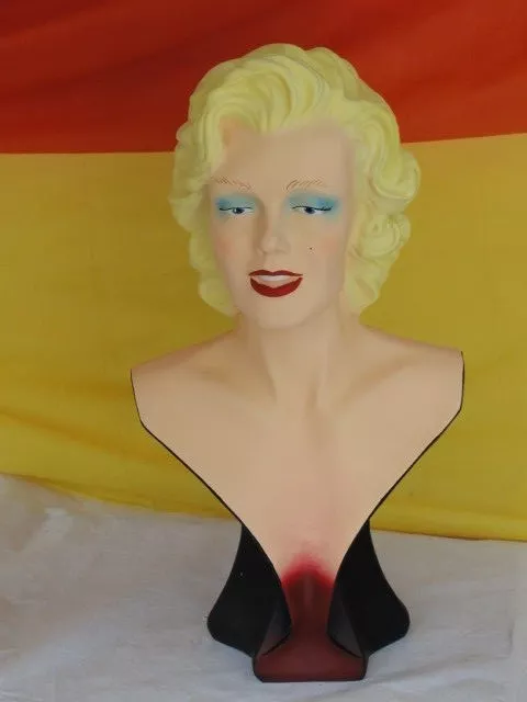 Angebot Marilyn Monroe Büste Film Musik Deko Figur Kunstharz Skulptur Werbefigur