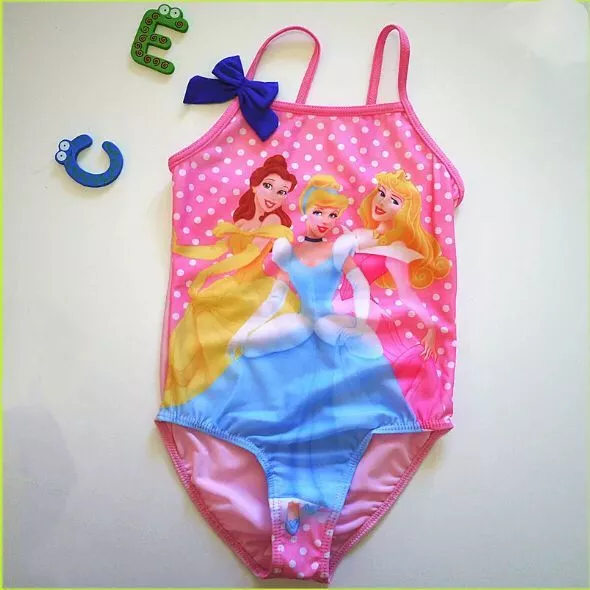 Disney Princess Baby Toddler Girls Swimwear Swimsuit Swimmer Bathers Togs GIFT