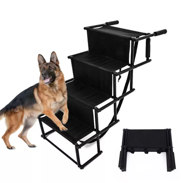 Faltbar Auto Hundetreppe Katzentreppe Haustiertreppe Aufstiegshilfe Rampen DHL