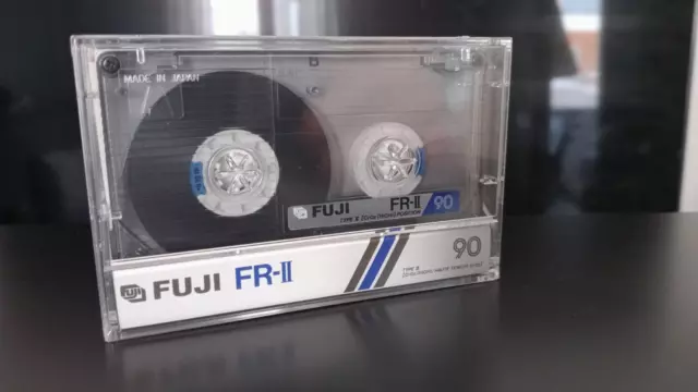 1x FUJI FR-II 90 - CASSETTE TAPE BLANK new SEALED! - High Position made in Japan