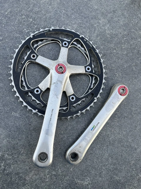 Stronglight 1000 Crankset Pedalier 52-42-32 ZICRAL / Mavic