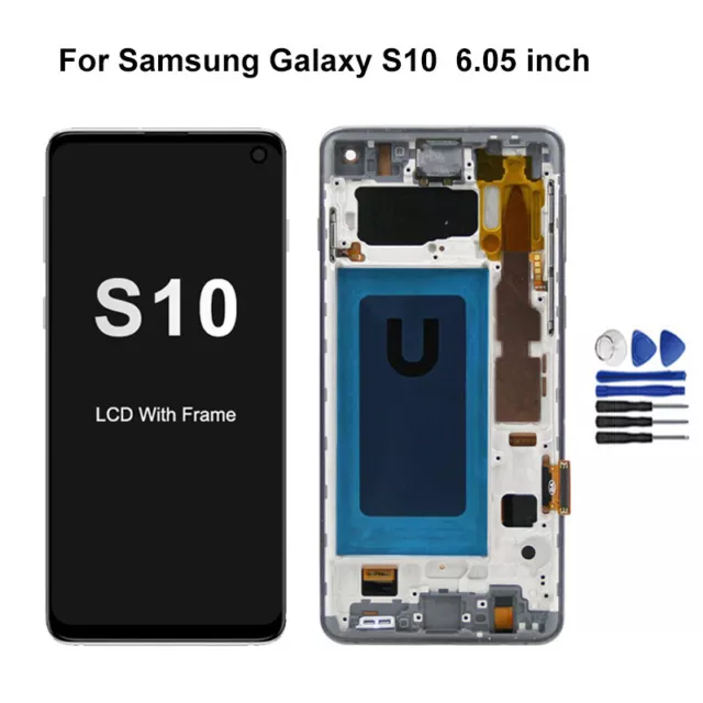 For Samsung Galaxy S10 G973F TFT LCD Display Touch Screen Digitizer Assembly