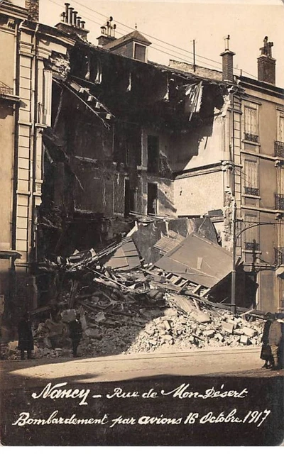 54 - n°88231 - NANCY - Rue de Mon-Désert - Bombardement par avion le 16 octob