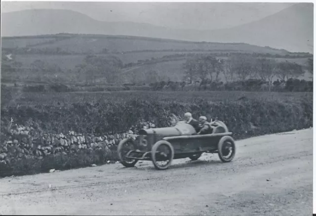 Sunbeam Of Da Resta At Speed Tourist Trophy Isle Of Man 1914 Mit W-Foto