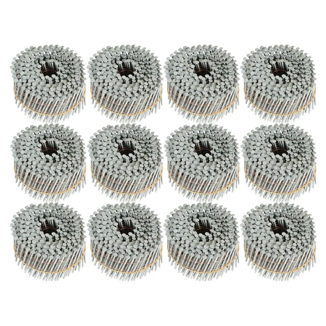 Siding Nails | 2-1/2 In.×0.092 In. | Full Round-Head | Ring Shank | 3600 Count