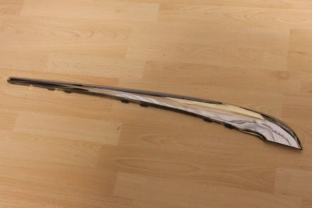 84-87 Jaguar XJ6 Series III Rear Right Passenger Side Bumper Molding Chrome OEM