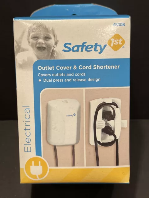 NEW Safety 1st Outlet Cover With Cord Shortener