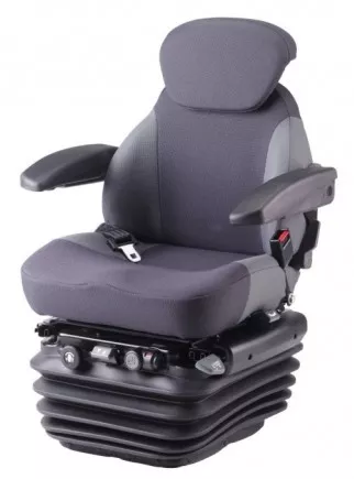 KAB 85/E6 Deluxe Tractor Seat Air Suspension 12V inc Swivel, headrest, armrests