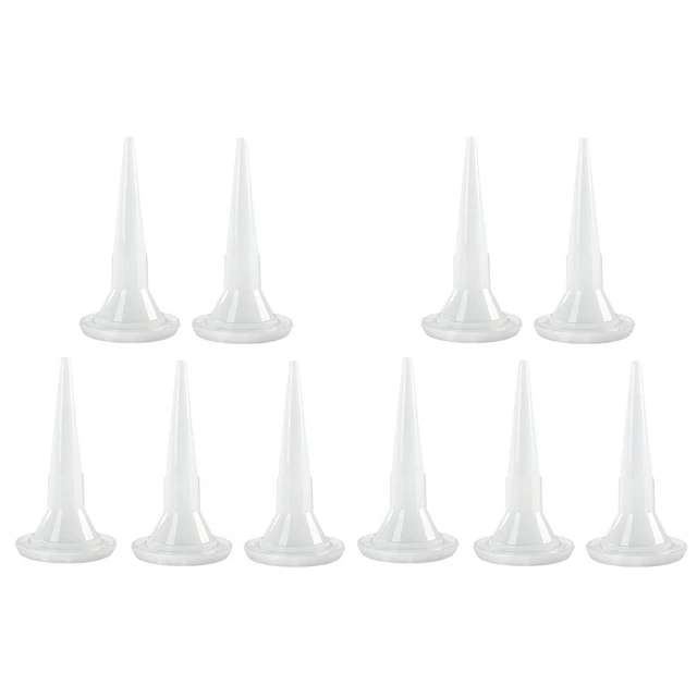 10pcs Plastic Glue Mouth for Soft Glue and Structural Glue Application