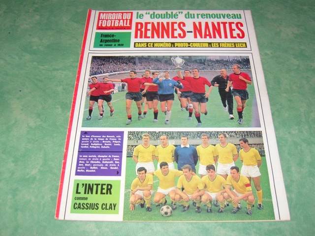 MIROIR FOOTBALL N° 6 EQUIPES MERVEILLEUSES DE 1959 BRESIL ITALIE WUNDERTEAM RARE EUR 24,99 - FR