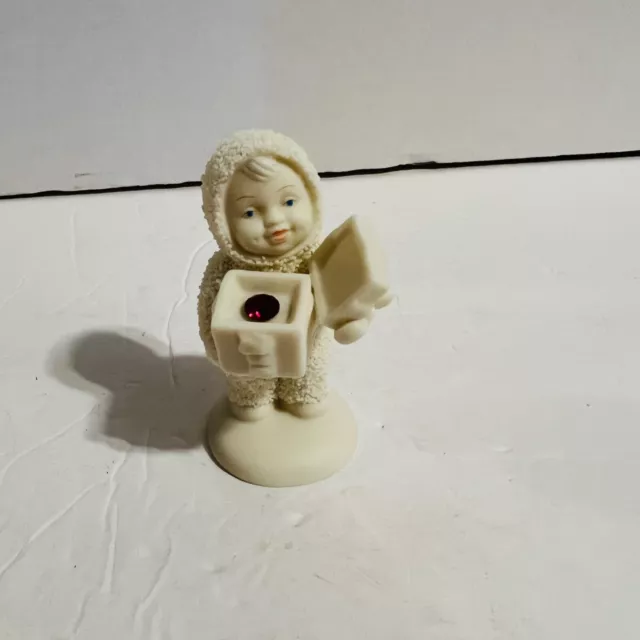 Snowbabies A Gift for You July Figurine Swarovski Crystal Ruby Red in a Box