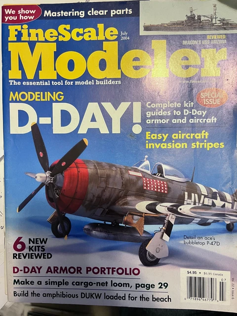 MODELING D-DAY WWII, Aircraft Modeling FineScale Modeler Magazine July ...