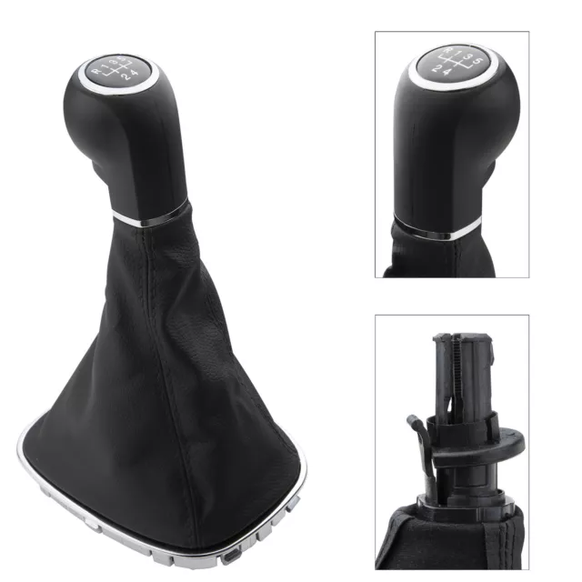 5 Speed For Opel Vauxhall Corsa D S07 E X15 Gear Shift Knob Gaitor Boot Manual