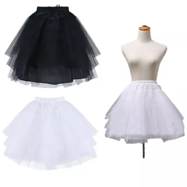 Fille Jupon Années 50 Vintage Petticoat Crinoline Tutu Jupons pour Robe de Fête