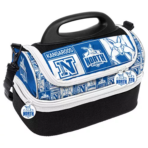 North Melbourne Kangaroos AFL Insulated DOME Lunch Box Drink Cooler BAG Gift