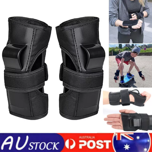 Ski Skateboard Snowboard Skate Wrist Guards Support Brace Palm-Protector Gloves