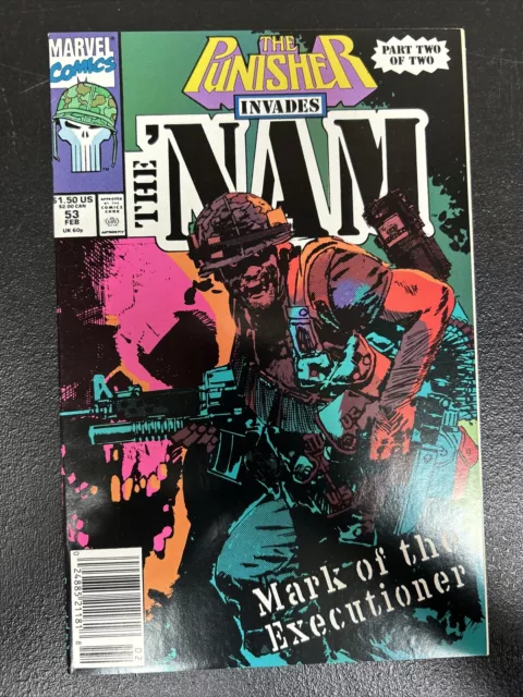 The Punisher Invades The ‘Nam #53 1991 Newsstand Edition