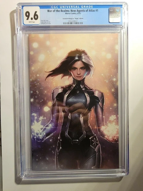 War Of The Realms New Agents Of Atlas #1 2Nd Print Lee Virgin Editon Cgc 9.6