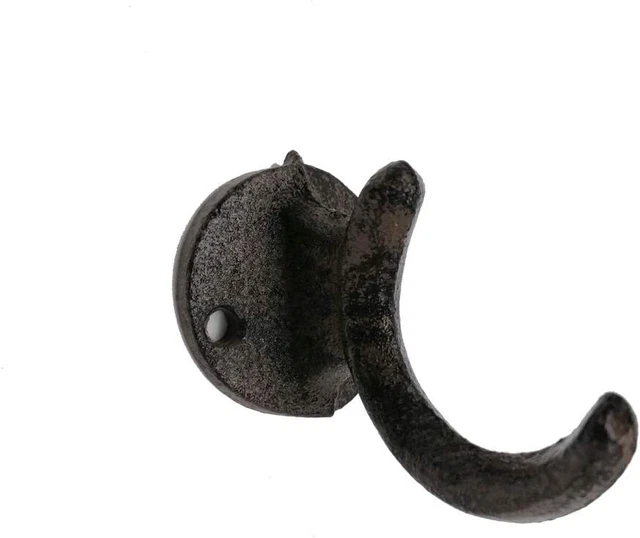 Comfy Hour Antique and Vintage Collection Cast Iron Single Coat Hook Clothes Key