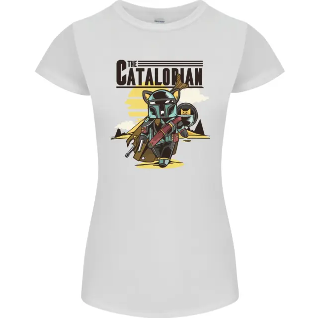 Catalorian Funny Cat Parody Womens Petite Cut T-Shirt