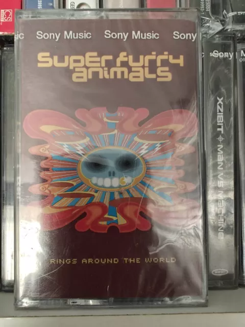 Super Furry Animals Rings Around The World FACTORY SEALED cassette album