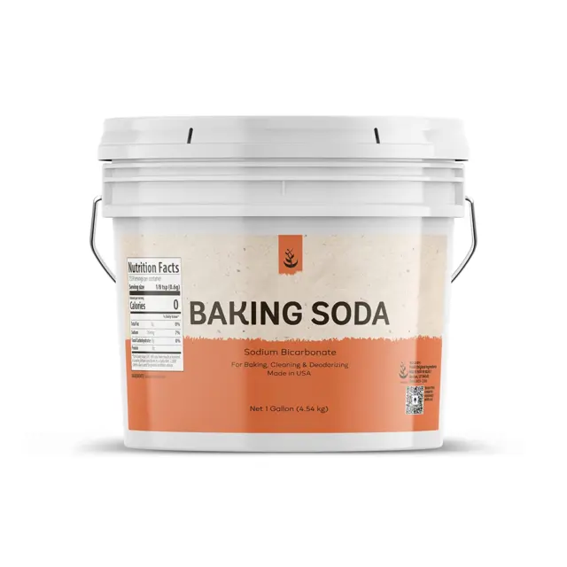 Pure Original Ingredients Baking Soda (1 Gallon) Aluminum Free, Cooking, Baking,